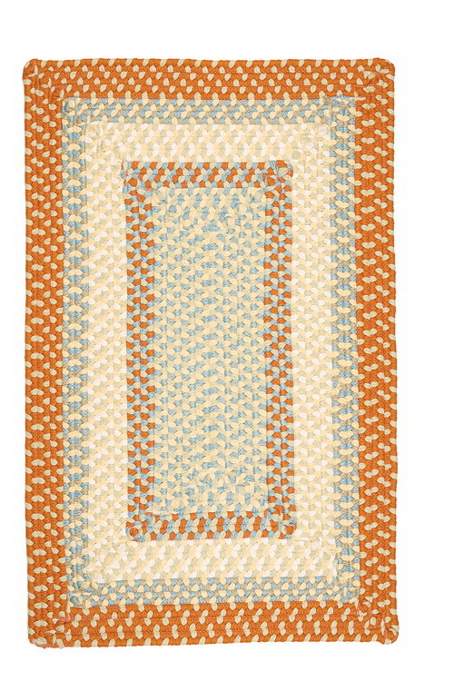 Colonial Mills Rug MG29R024X036R Montego - Tangerine 2 ft. x 3 ft. Bra