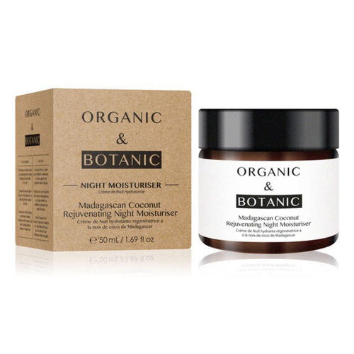 Night Cream Madagascan Coconut Organic & Botanic OBMCNM 50 ml