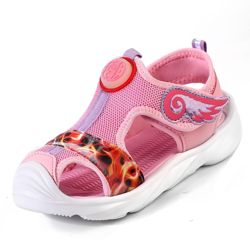 Closed Toe Cute Sandal for Girls in Pretty Colors  Breathable Mesh