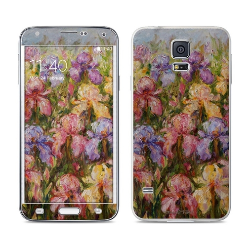 DecalGirl SGS5-FOIRISES Samsung Galaxy S5 Skin - Field Of Irises