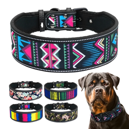 Nylon Dog Collar Reflective Pet Dogs Collars