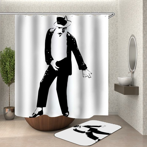 Michael Jackson Shower Curtain