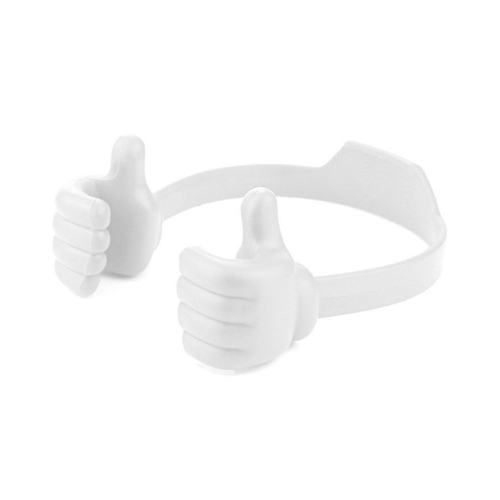 Flexible Multi-Angle Hand Model Mobile Stand_White