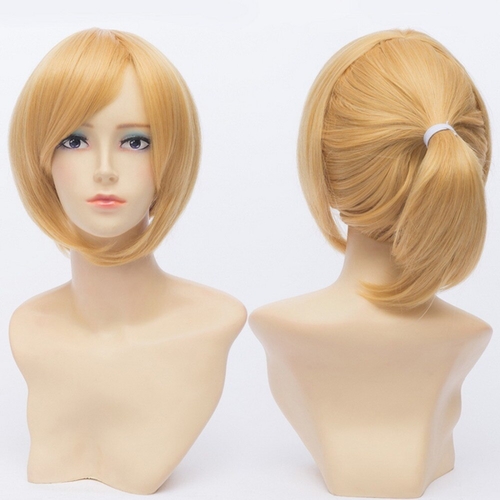 Vocaloid Kagamine Len Golden Cosplay Wig Synthetic