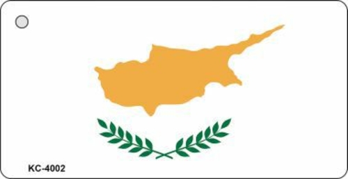 Smart Blonde KC-4002 Cyprus Flag Novelty Key Chain