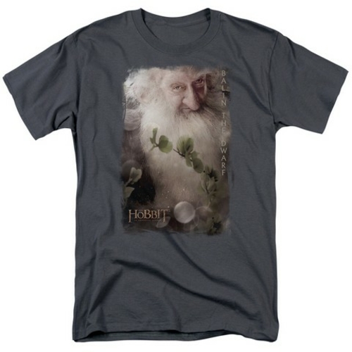 Trevco The Hobbit-Balin Short Sleeve Adult 18-1 Tee- Charcoal - XL