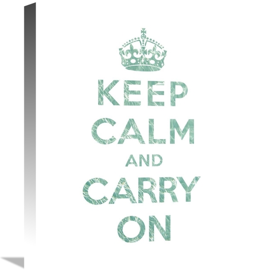 Global Gallery GCS-371975-1620-142 16 x 20 in. Keep Calm & Carry on - 