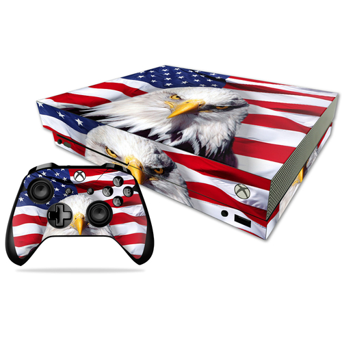 MightySkins MIXBONXCMB-America Strong Skin Decal Wrap for Microsoft Xb