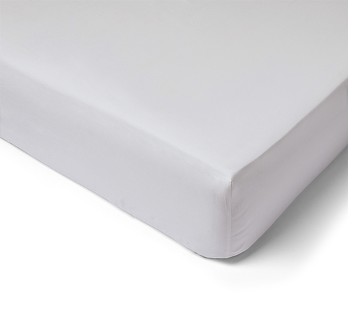 Fitted sheet Percale cap 30cm 120x190 white