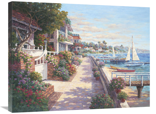 Global Gallery GCS-112221-2432-142 24 x 32 in. Private Harbor Art Prin
