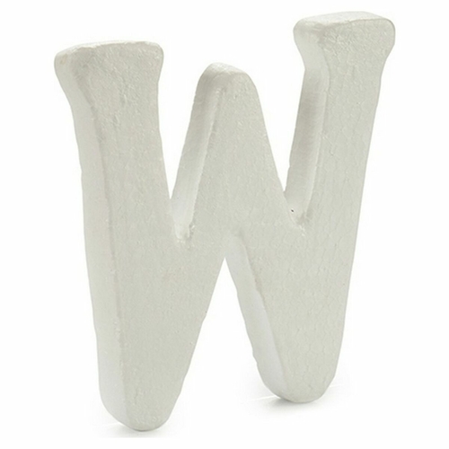 Letter W polystyrene