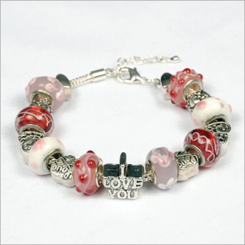 My Favorite Beads 143192PMM449 Berry Blush Bead Bracelet