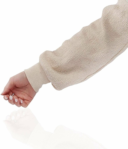 Pack of 6 Terry Cloth Sleeves 17" Industrial Oven Sleeves for Heat