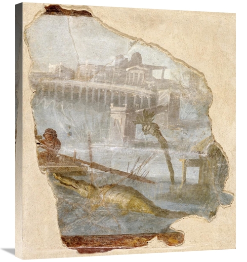 Global Gallery GCS-459942-30-142 30 in. Fresco Fragment with Nilotic L