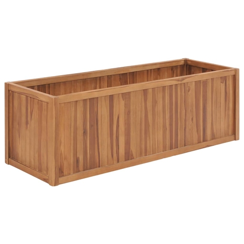 Garden Raised Bed 59.1"x19.7"x19.7" Solid Teak Wood