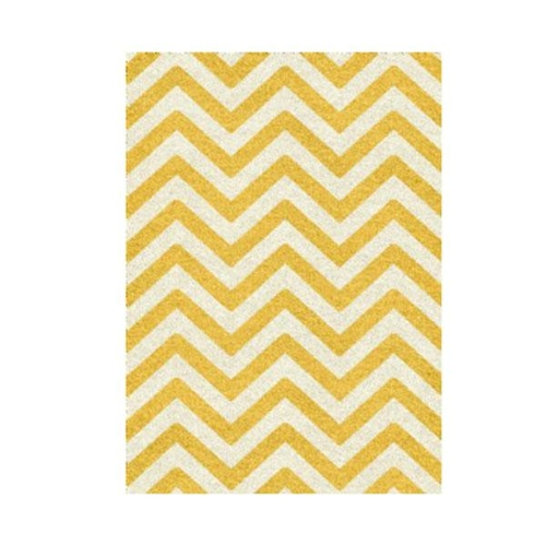 Utopia Lemon Chevron Rug