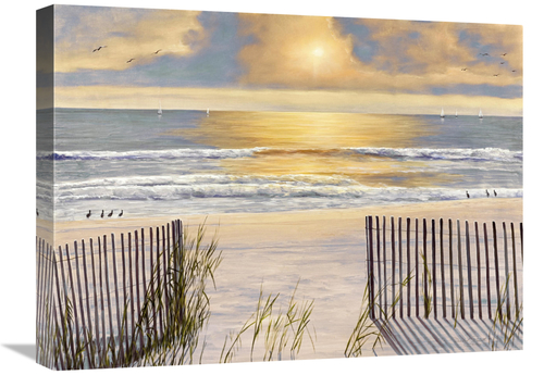 Global Gallery GCS-136048-1824-142 18 x 24 in. Beach Light Art Print -