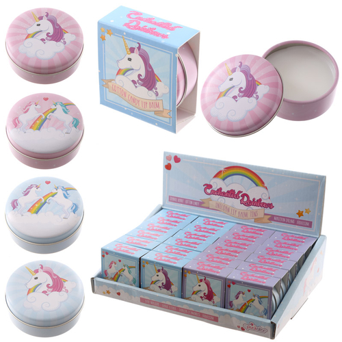 Funky Lip Balm in a Tin - Unicorn Designs