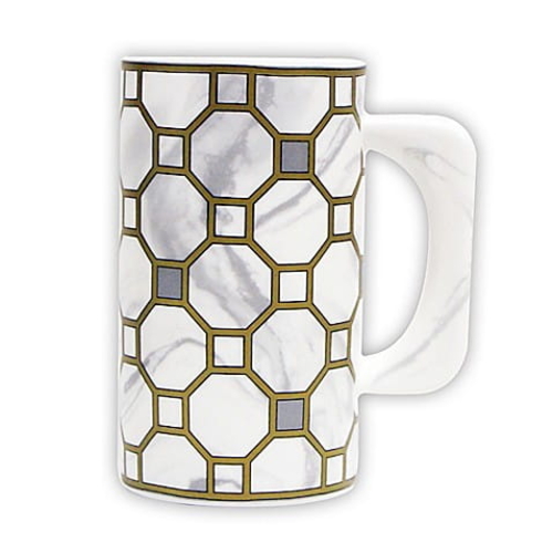 Porcelain XXL Mug - Art Deco Circles