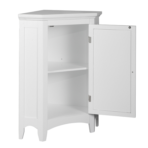 Teamson Home White Wooden Bathroom Standing Unit