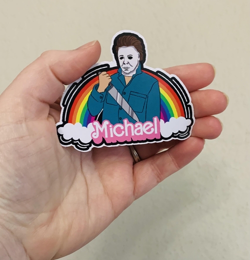 Rainbow Michael- Rainbow Horror Dolls Stickers/Magnet