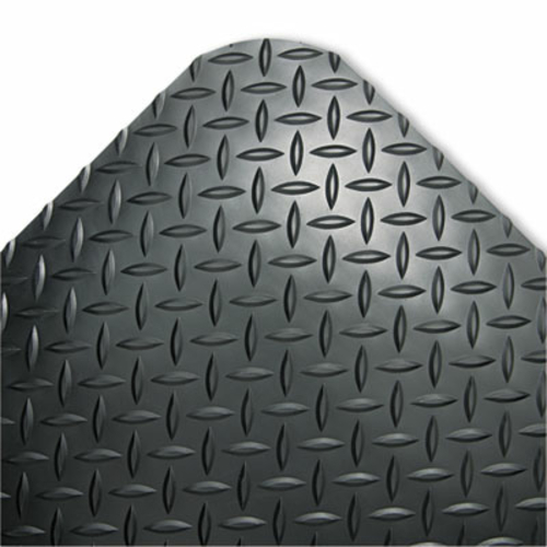 Crown CD0023DB Industrial Deck Plate Antifatigue Mat- Vinyl- 24 x 36- 