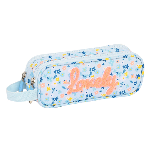 Double Carry-all Moos Lovely Light Blue (21 x 8 x 6 cm)