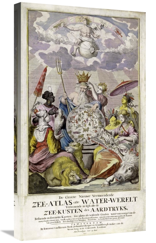 Global Gallery GCS-268626-30-142 30 in. Dutch Sea Atlas Art Print - Jo