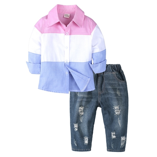 2019 Toddler Infant Baby Boys Gentleman Patchwork