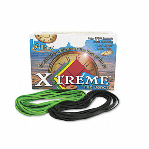Alliance 02004 X-treme File Black Rubber Bands- 7 x 1/8- 175 Bands/1lb