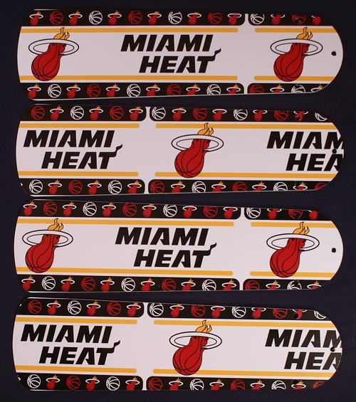 Ceiling Fan Designers 42SET-NBA-MIA 42 in. NBA Miami Heat Basketball C