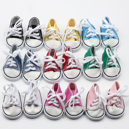 Hot Sale 18 inch Doll Shoes Canvas Lace Up