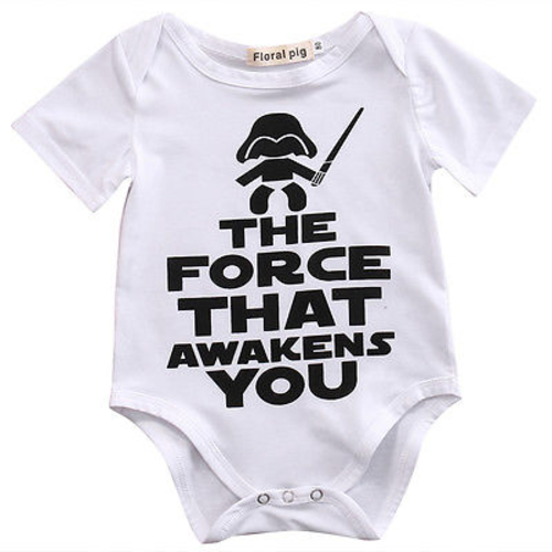 New HOT Newborn Star Wars Baby unisex short