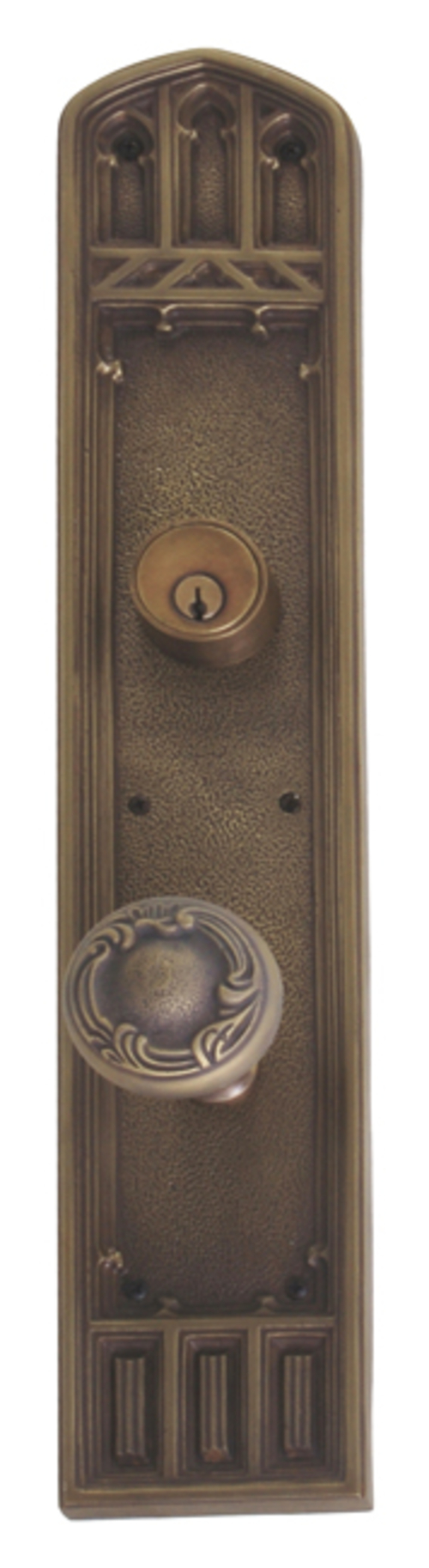 Brass Accents D04-K584J-LFT-619 Single Deadbolt Set 2.75 in. Backset -
