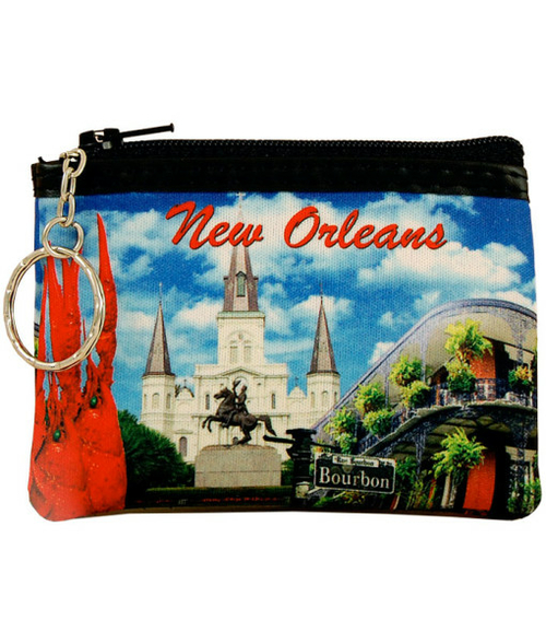 Americaware SPNOL01 New Orleans Full Color Coin Purse