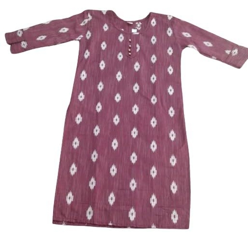 Cottan Lining Design Straight Kurta| Women Kurta | Women's Solid