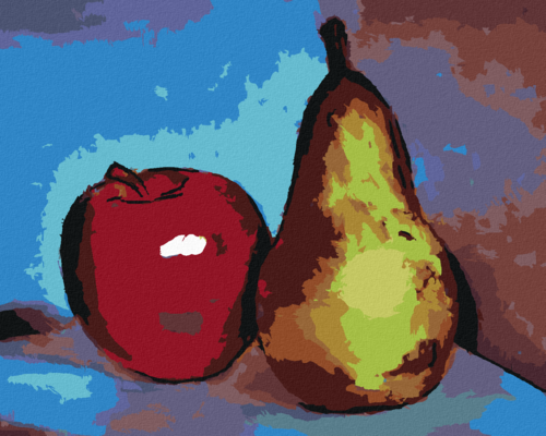 Paint by Numbers - APPLE AND PEAR