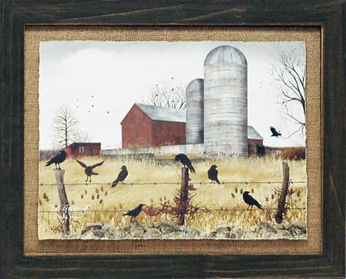 Artistic Reflections P494 20 x 16 in. Fall Gathering Primitive Country