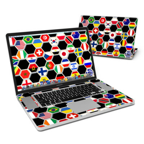 DecalGirl MBP17-SFLAGS DecalGirl MacBook Pro 17in Skin - Soccer Flags