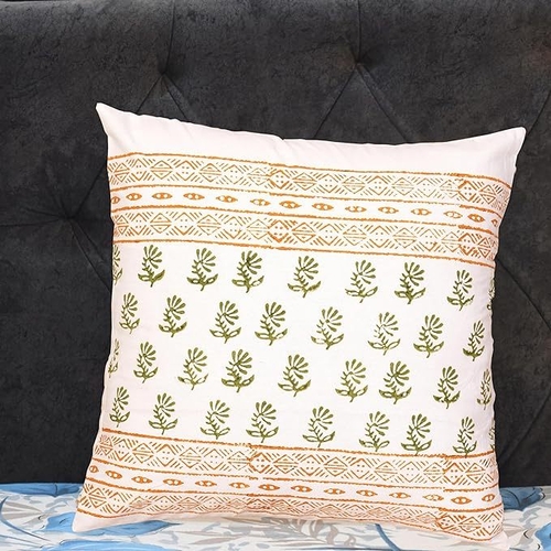 Hand Block Print Cushion Covers, Designer Decorative Hand Made Cushion