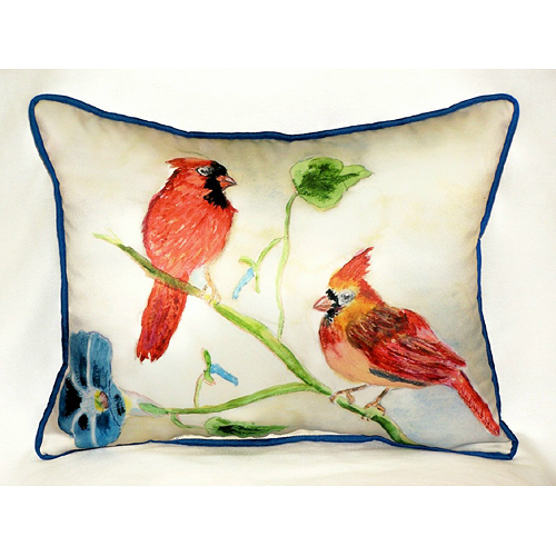 Betsy Drake HJ270 Betsy's Cardinals Art Only Pillow 15"x22&q