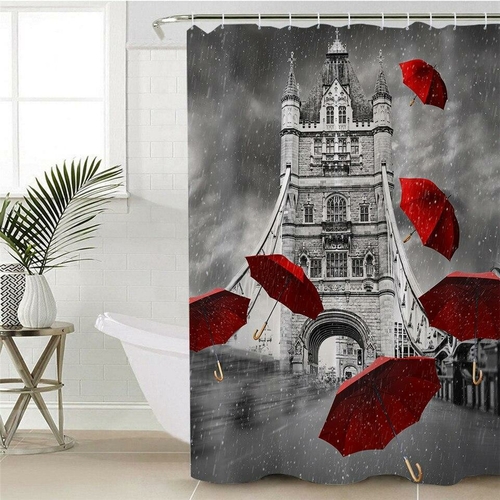 Artistic Photo London Bridge Shower Curtain