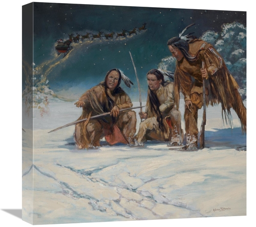 Global Gallery GCS-39808-1818-142 18 x 18 in. Christmas Mystery Art Pr