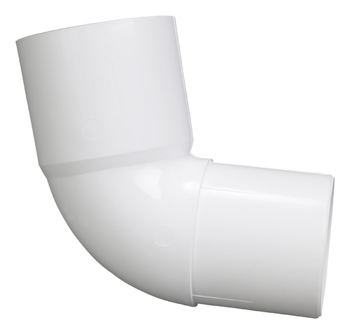 Plastmo 5005390 Classic 3 in. White Vinyl Downspout Elbow
