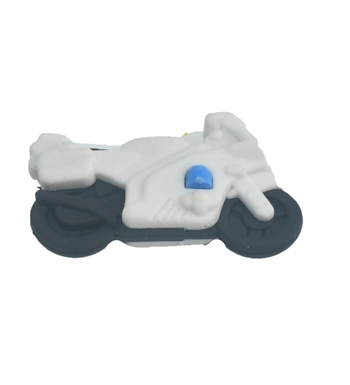 White Color Bike Vechicle Eraser