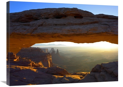 Global Gallery GCS-396931-2432-142 24 x 32 in. Mesa Arch at Sunset Fro