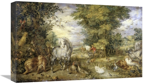 Global Gallery GCS-281789-22-142 22 in. The Animals Approaching the Ar