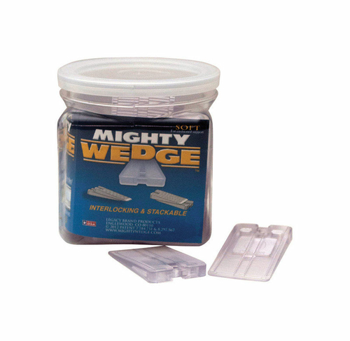 Mighty Wedge 9707191 1.125 x 1.875 in. Plastic Shims, Assorted - P