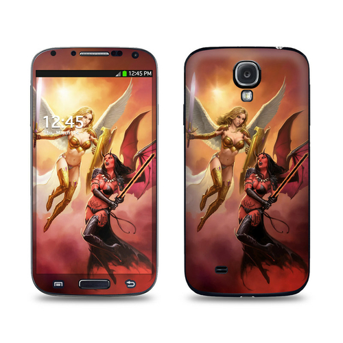 DecalGirl SGS4-ANGVSDEM Samsung Galaxy S4 Skin - Angel vs Demon