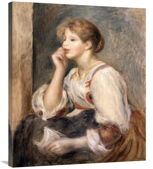 Global Gallery GCS-279695-36-142 36 in. Woman with a Letter Art Print 